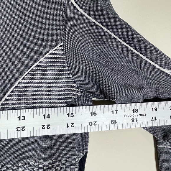 KAPPA Authentic Jaworzno Long Sleeve Shirt Top Sz M/L Black Smoke Grey Street - Picture 4 of 10